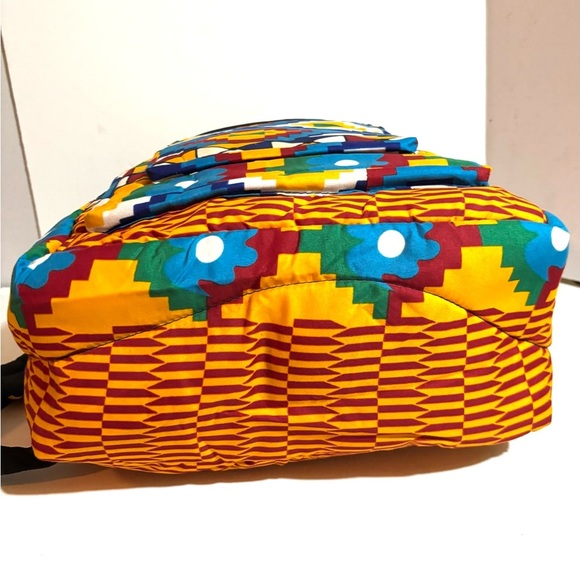 Handmade African ankara unisex  geometric  
Colorful backpack - Picture 2 of 4